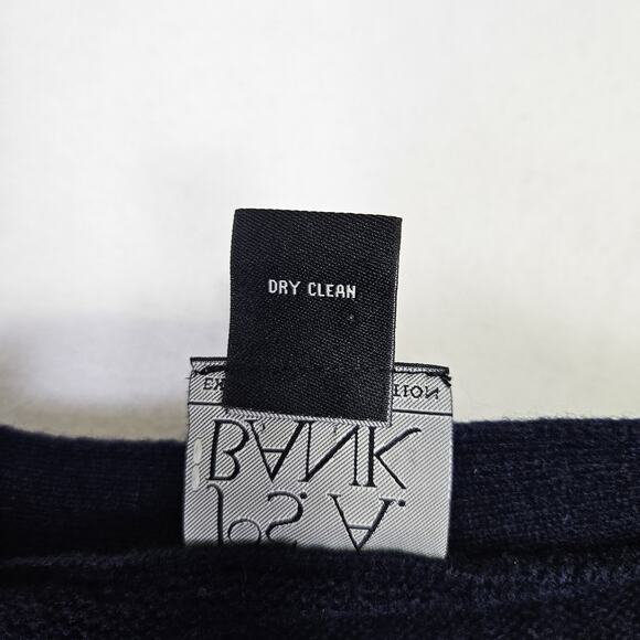 Jos A Bank Cardigan Sweater Mens XXL Navy Lambswool Grandpa Academia Leather 2XL - Picture 7 of 10